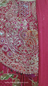 Rani Royale Floral Embroidered Cotton Anarkali Set